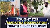 EXCLUSIVE: Maharashtra CM Eknath Shinde Discusses His True Plan For Maratha Reservation| Oneindia