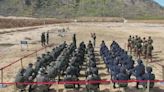 Chinese, Cambodian soldiers stage light weapons firing drill