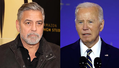 George Clooney, Stephen King y más famosos piden la salida de Joe Biden