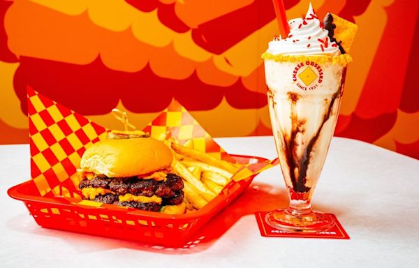 Cheez-It opens its own diner featuring Cheez-It menu items, including a milkshake