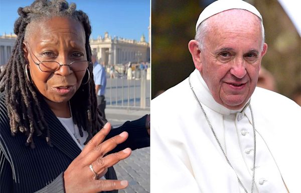 Whoopi Goldberg offered Pope Francis a 'Sister Act 3' cameo