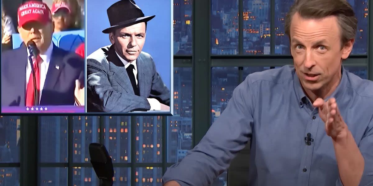 Seth Meyers Calls Utter B.S. On Donald Trump's Frank Sinatra Anecdote