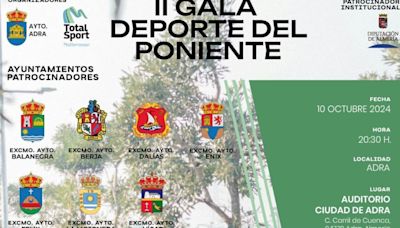 Adra repite este jueves como sede de los Premios Deporte del Poniente | Más deportes | Cadena SER