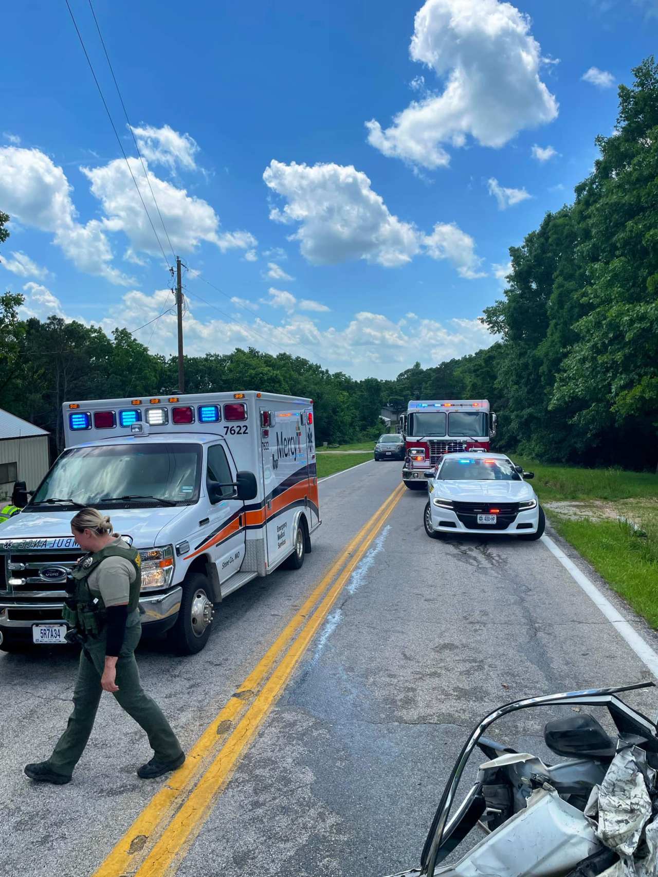 Stone County crash sends one to hospital via helicopter