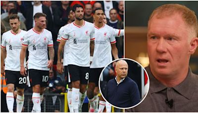 'I'm not sure he likes him' - Paul Scholes suggests Arne Slot isn't keen on Liverpool star