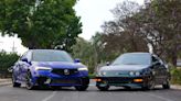 View Photos of the 2024 Acura Integra Type S vs. 1996 Acura Integra SE