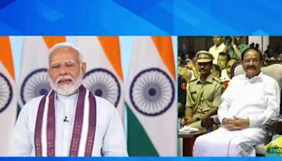 PM Modi launches three books on life of former V-P Venkaiah Naidu: ‘Will inspire people’