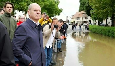 Schwere Schäden durch Hochwasser im Saarland - Scholz sichert Unterstützung zu