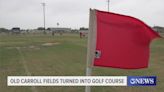 Old Mary Carroll High School athletic fields converted to golf course for skills-based tournament