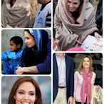 西班牙王妃Letizia Ortiz 羊毛羊絨刺繡披肩圍巾 Angelina Jolie