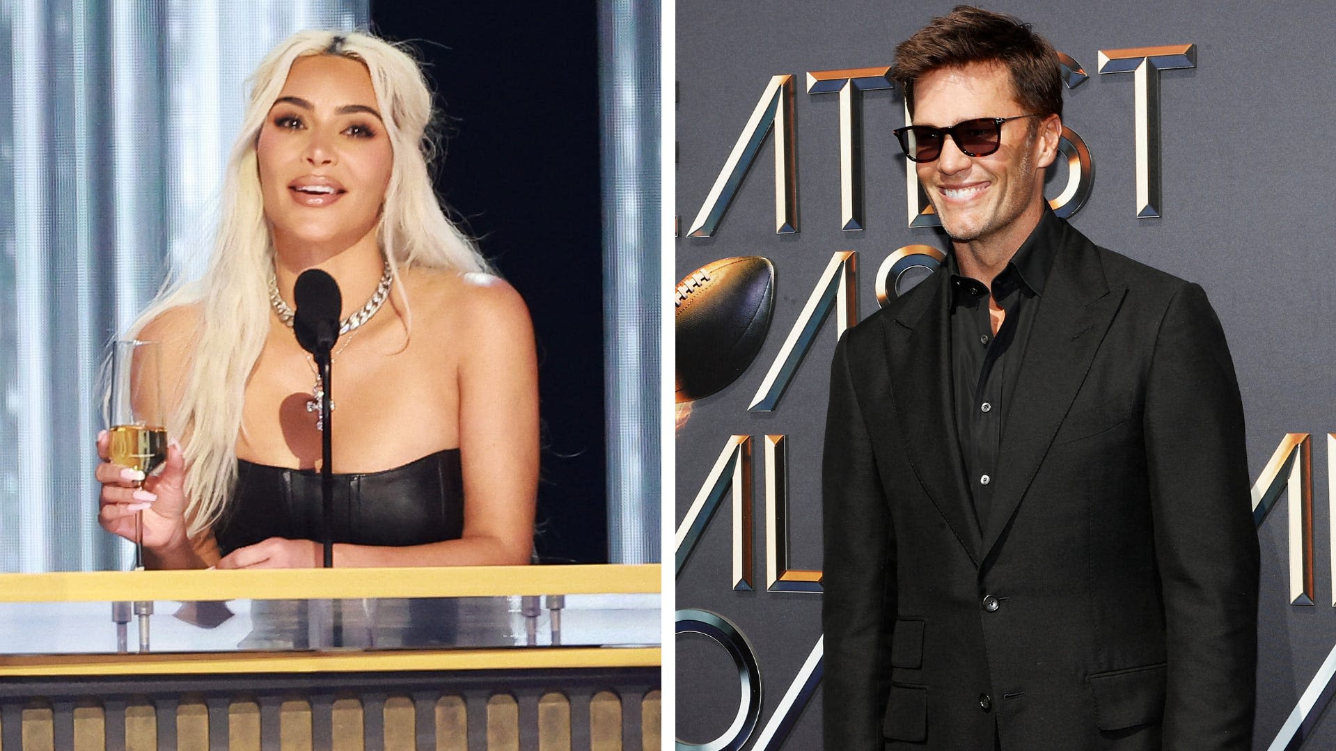 Kim Kardashian booed, says she didn't date Tom Brady because he reminds her of Caitlyn Jenner