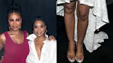 Regina Hall Shines in Sleek PVC Heels and Crisp White Ensemble at Essence Festival 2024