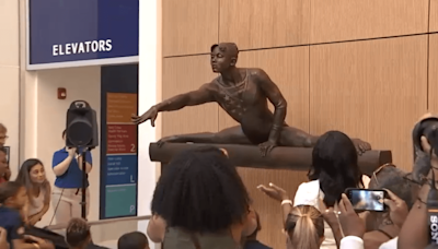 Montgomery County unveils statue honoring Olympic athlete Dominique Dawes
