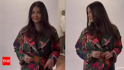 Aishwarya Rai Bachchan is back in Paris and so is her wedding ring | - Times of India