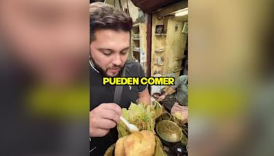 Watch: Mexican Food Vendor's Indian Street Food Eating Challenge Did Not Go Well