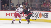 Rangers' Trouba knocks another key opponent out of game with latest monster hit