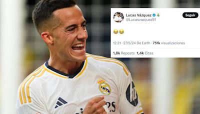 La reacción de Lucas Vázquez tras no ir convocado con la Selección para la Eurocopa: dos emojis que lo dicen todo
