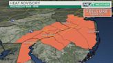 Heat advisory issued for Philadelphia area Wednesday, "slight" risk for severe weather tomorrow night