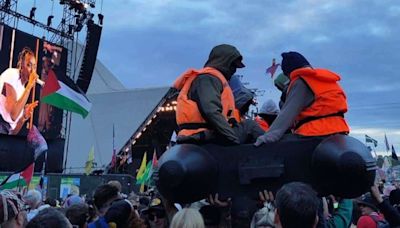 Banksy slams Home Secretary’s criticism of his Glastonbury small boats artwork