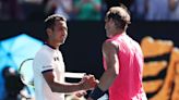 Picture: Rafael Nadal trains with Hugo Dellien ahead of Barcelona