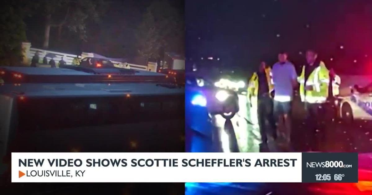 New video shows pro-golfer Scottie Scheffler's arrest