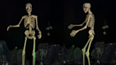 The Home Depot's internet-famous giant skeleton has a frightening (and cheaper) dupe