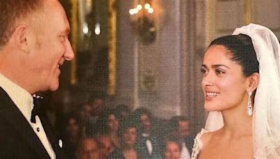 Salma Hayek comparte fotos inéditas de de su boda con François Henri-Pinault en su 15 aniversario