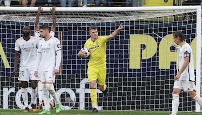 Partido de locos: Real Madrid ganaba 4-1, pero se durmió y el Villarreal lo empató