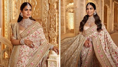 Isha Ambani’s love for haute couture outfits and rare jewellery shines at Radhika-Anant’s wedding