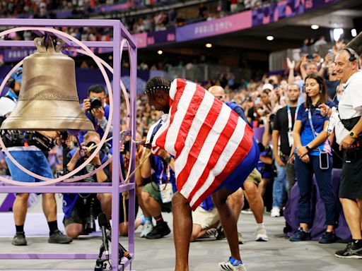 Why do athletes ring the bell at Stade de France at 2024 Paris Olympics? What to know