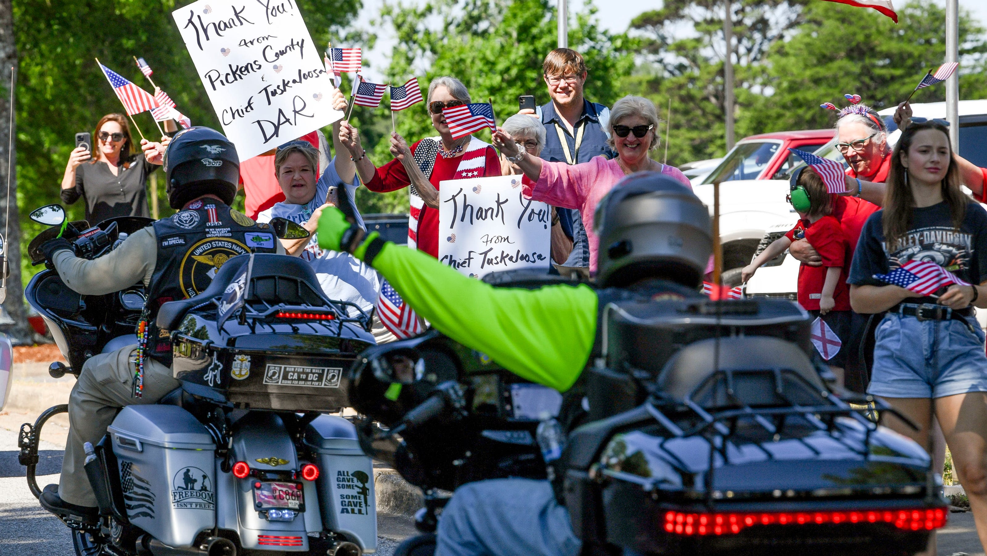 Motorcycles roar into Tuscaloosa as part of nationwide Run for the Wall