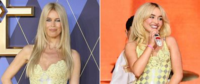 Claudia Schiffer Praises Sabrina Carpenter for Wearing Versace Dress She Debuted: ‘You Wear It Well’