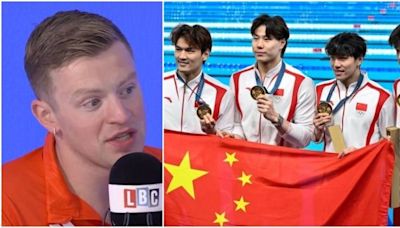 Adam Peaty calls out China for cheating in extraordinary interview after losing 4x100m medley relay