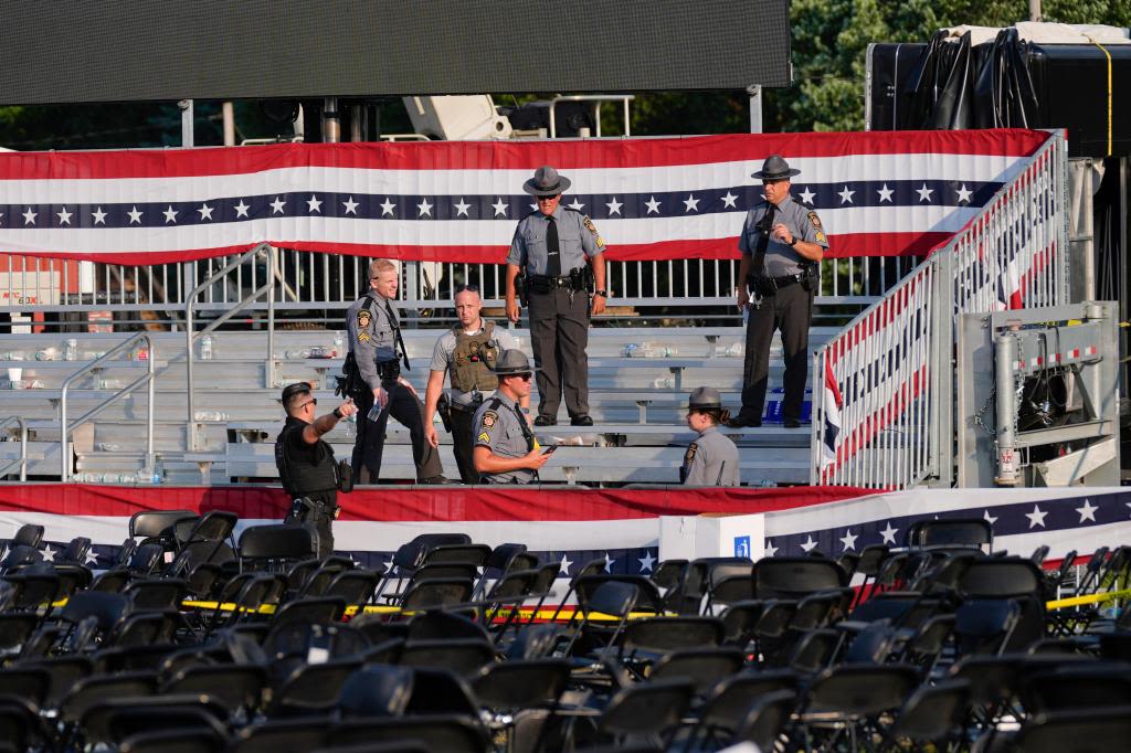 Local officer encountered gunman just before he shot toward Trump at rally, sources tell AP