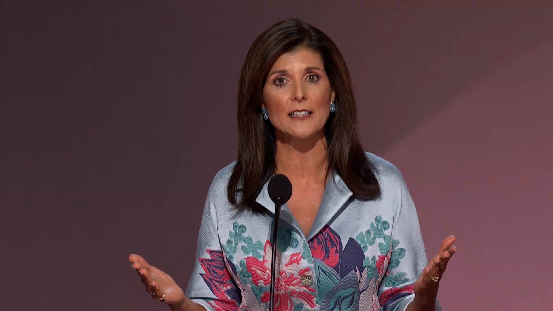 South Carolina's Nikki Haley gives Donald Trump her 'strong endorsement' in RNC speech. Watch