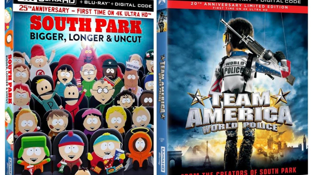 South Park Movie and Team America: World Police Hit 4K Blu-ray For The First Time Ever
