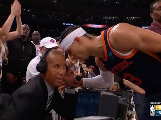 Josh Hart Told Reggie Miller Exactly What Knicks Fans Were Chanting on a Hot Mic