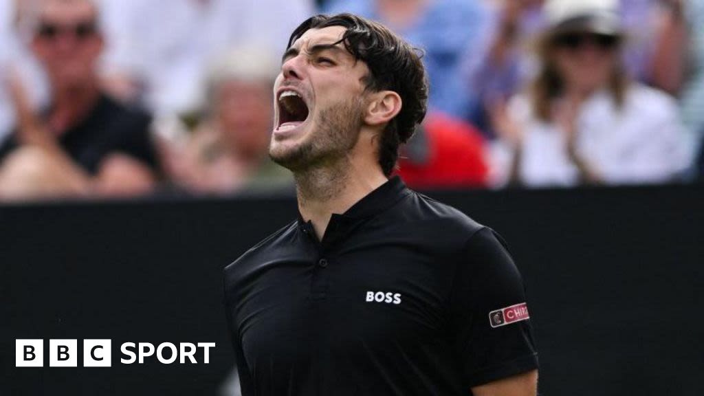 Eastbourne International: Taylor Fritz wins third title with win over Max Purcell