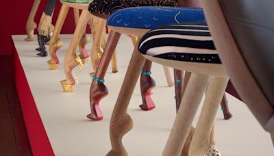 Christian Louboutin Collaborates On A Collection Of Well Heeled Chairs