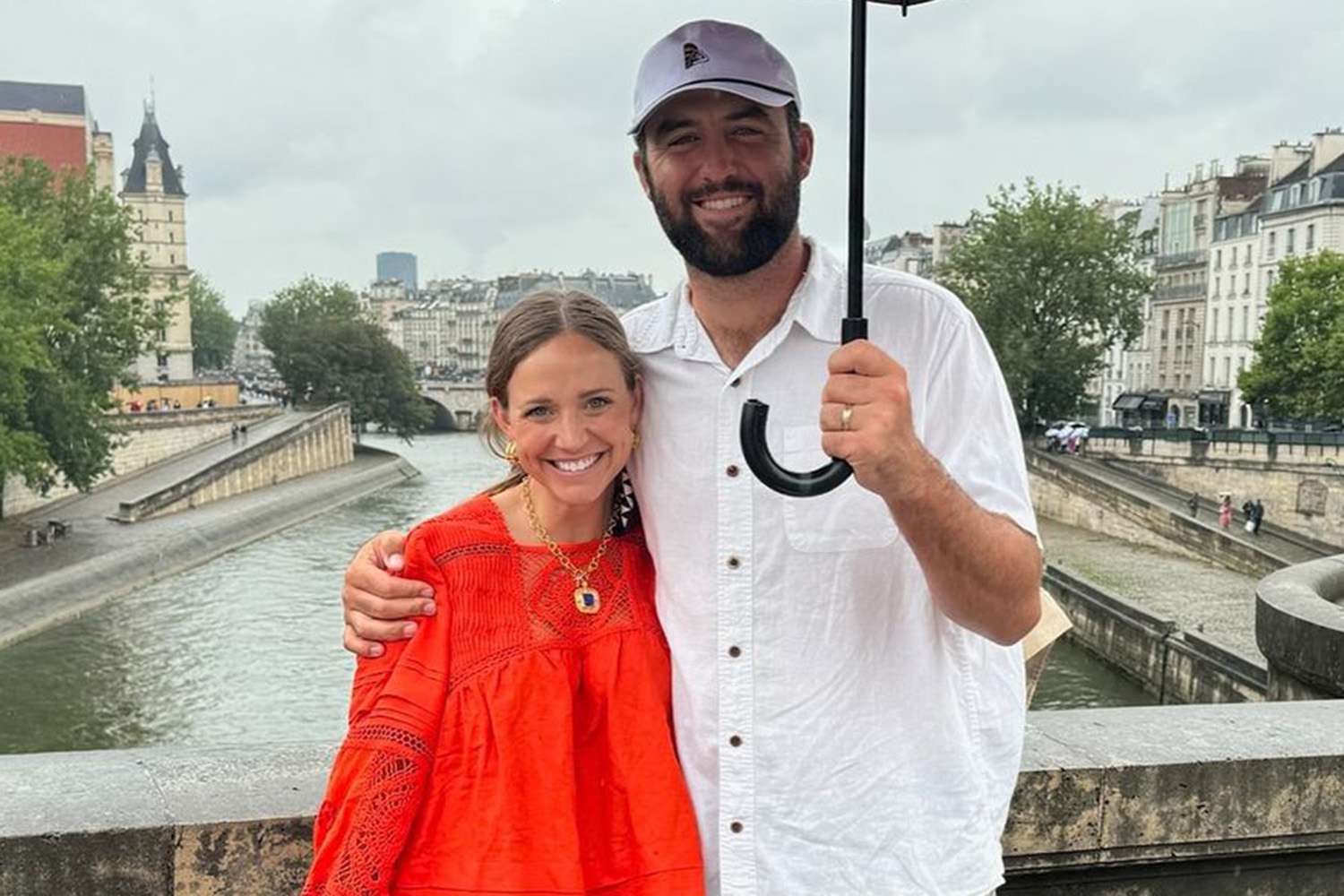 Scottie Scheffler Plays Tourist in Paris During Olympics as He Jokes His Infant Son 'Loved the Louvre'