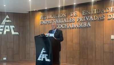 Presentó renuncia el presidente de empresarios de Cochabamba por presiones políticas - El Diario - Bolivia