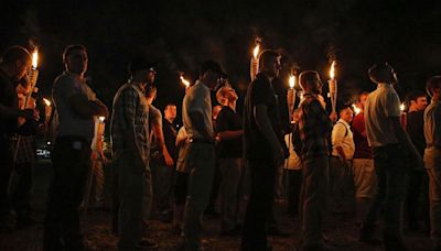 Mistrial declared for man charged with using a torch to intimidate at white nationalist rally