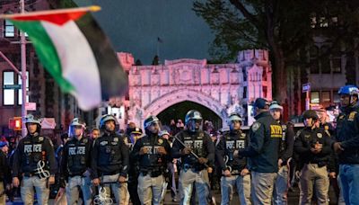 Massive NYPD presence clears pro-Palestine student protesters at Columbia