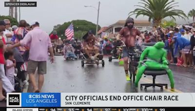 San Clemente bans popular Fourth of July chair race event