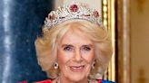 Queen Camilla Has a Glamorous Tiara Debut in Queen Elizabeth's Ruby and Diamond Headpiece