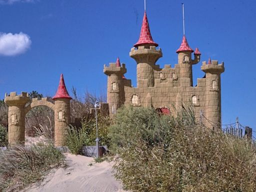 Decades-old castle buried beneath a sand dune is visible again