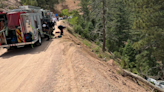 CSFD responds to truck down embankment off Old Stage Road