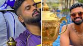 KKR Captain Shreyas Iyer is Taking the IPL Trophy Everywhere: To Bed, for a Swim... - News18