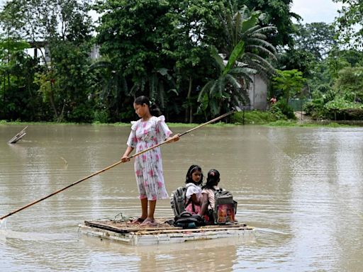 Assam floods: Brahmaputra above danger mark, CM Himanta says water receding