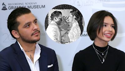 Christian Nodal se casa en secreto con Ángela Aguilar (FOTOS) mientras niega pensión a Cazzu